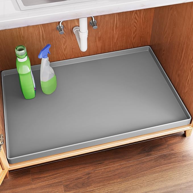 FLATO Waterproof Under Sink Mat 40" x 19" Shelf Liner by Unknown