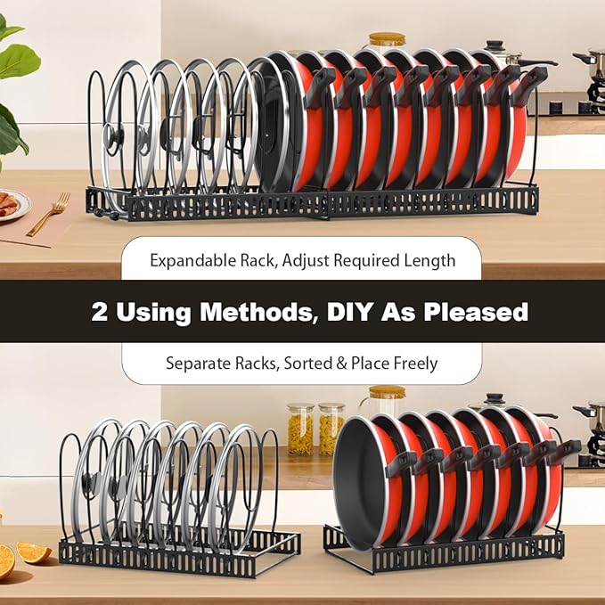 Housolution Pot and Pan Organizer Rack - Image 4