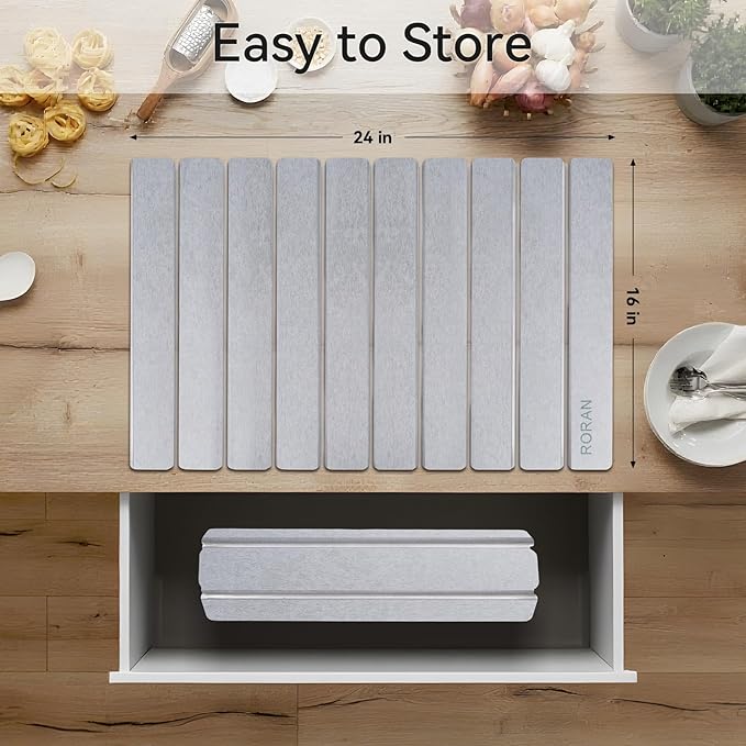 Stone Drying Mat for Kitchen Counter, Drying Matt Kitchen Counter, Quick Dry - Image 2