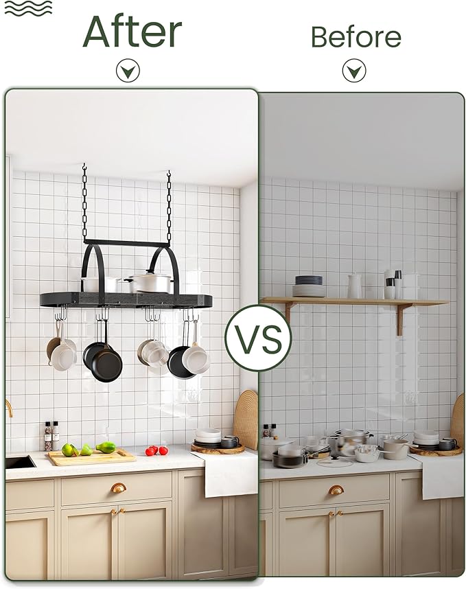 CHOEZON Hanging Pot Rack, Pot Hanger - Image 7