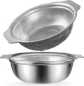 Stainless Steel Colander, 4.5QT Large Capacity by POPGRADE