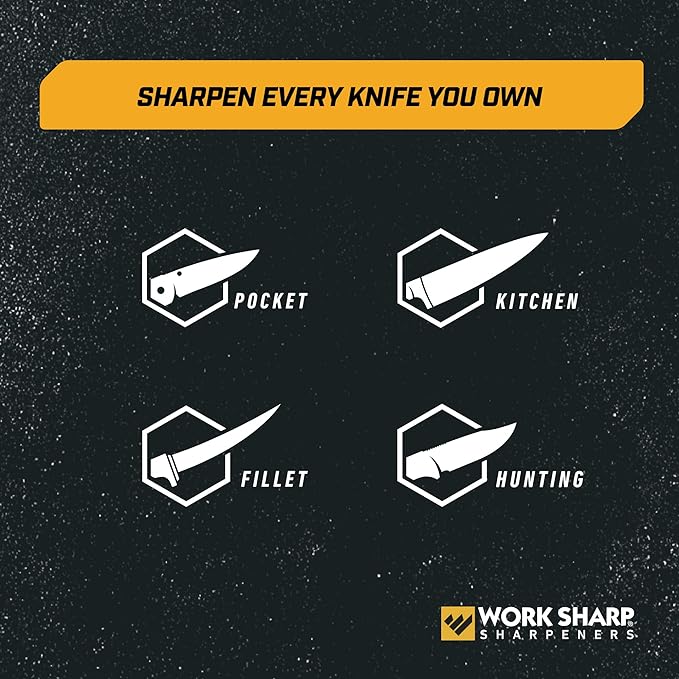 Work Sharp Precision Adjust Knife Sharpener Kit, Sharpens All Pocket and - Image 5