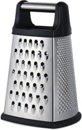 Kaishun Professional Cheese Grater, 4-Sided Stainless Steel Box Grater by Kaishun