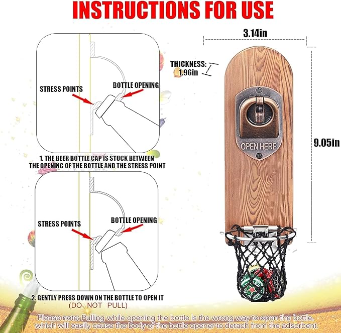 Beer Bottle Opener Wall Mounted - Image 3