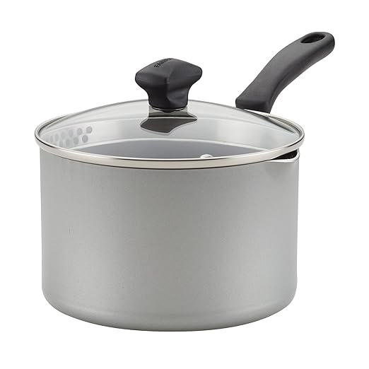 Farberware Cookstart DiamondMax Nonstick Straining Saucepan, Dishwasher Safe by Farberware