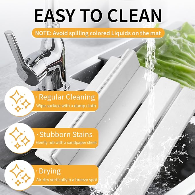 Stone Dish Drying Mat for Kitchen Counter - Image 6