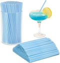 500 Pcs Light Blue Coffee Stir Sticks Set 5x0.12 inch Cocktail Straws Acrylic by DLUGOPIS