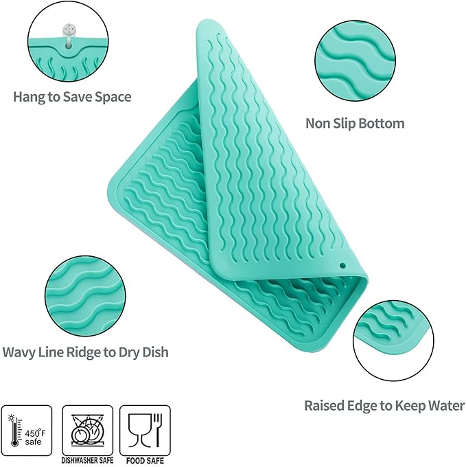 MicoYang Silicone Dish Drying Mat - Image 3