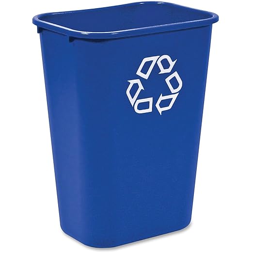 Rubbermaid Commercial Products Deskside Recycling Can, 10.25-Gallon/41-Quart by RubbermaidCommercialProducts