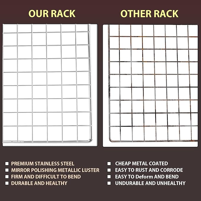 Briout 2PCS Cooling Racks for Cooking and Baking - Image 4