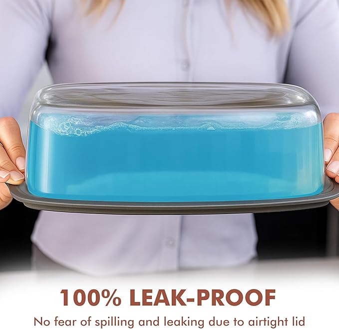 Razab LARGE 7.6 Cups/1800 ML/1.9 Qt Glass Loaf Pan - Image 3
