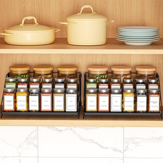BOIVSHI 4 Tier Spice Rack Organzier, Spice Rack - Image 7