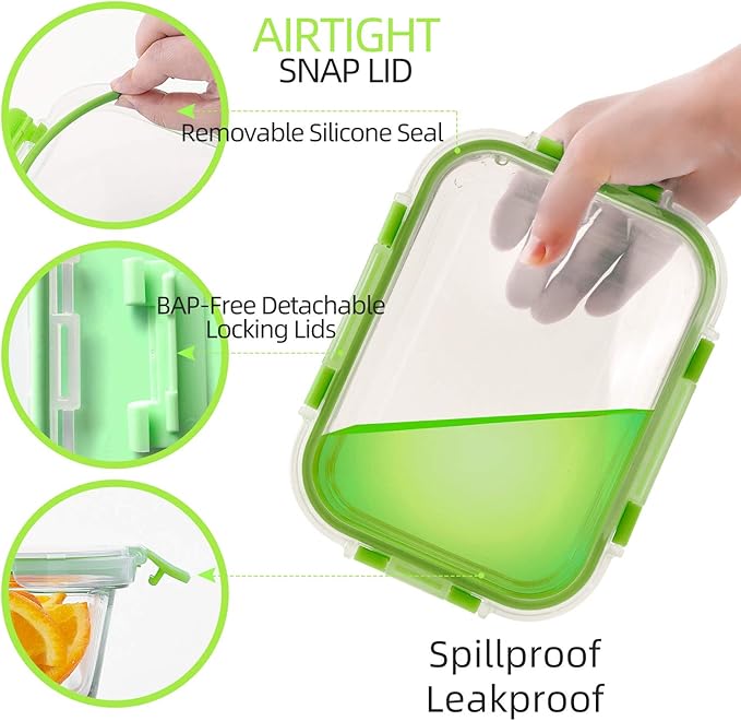 C CREST Glass Containers for Food Storage - Image 3