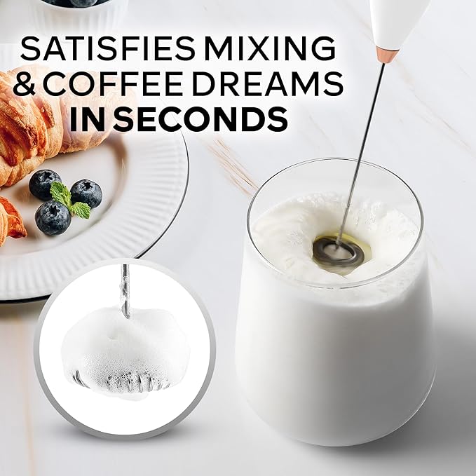 Zulay Kitchen Powerful Milk Frother Wand - Image 2
