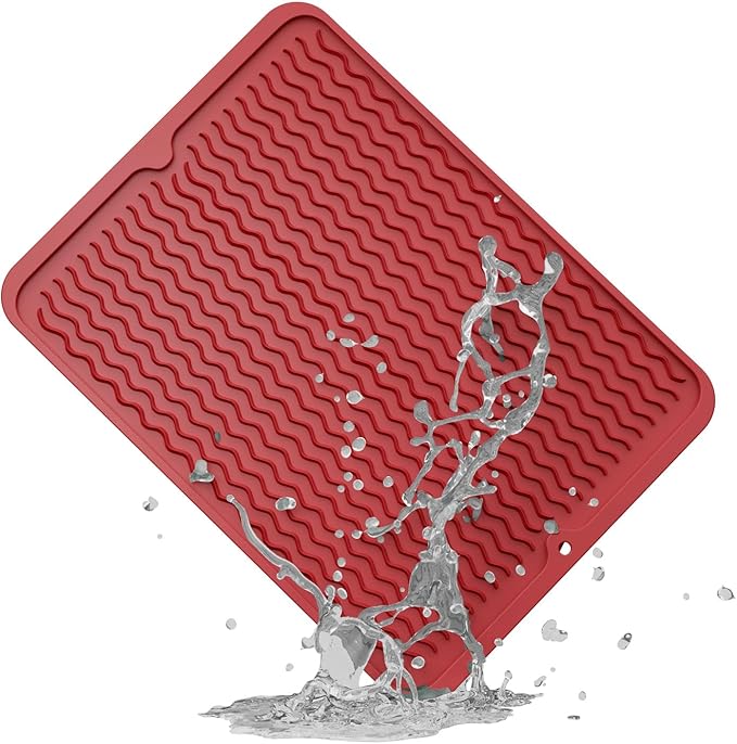 ZLR Silicone Dish Drying Mat & Heat Resistant Trivet by ZLR