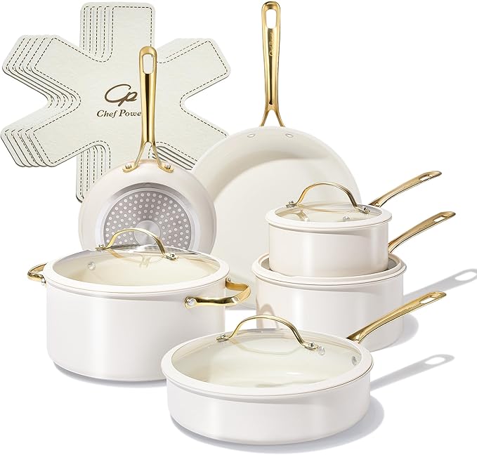 Chef Power Ceramic Cookware Sets, Cookware Set by ChefPower