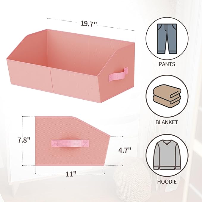 Homsorout Storage Bins for Shelves - Image 2