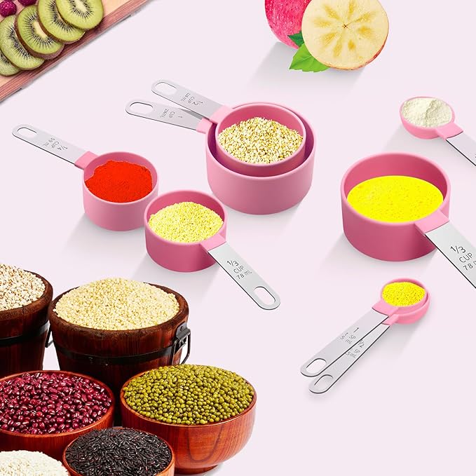 Measuring Cups Set Measuring Spoons Set, Nesting Measure Cups - Image 6