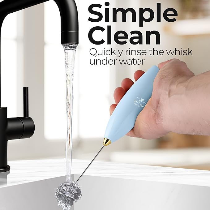Zulay Kitchen Patented Tornado Triple Whisk Milk Frother - Image 9