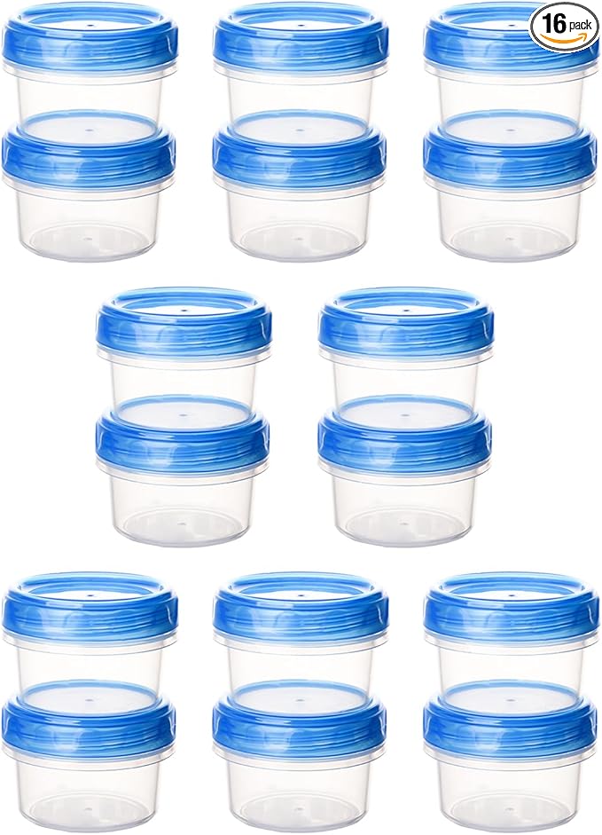 Salad Dressing Containers, Reusable Easy to Open Dressing, Dip Containers to Go by Atecare