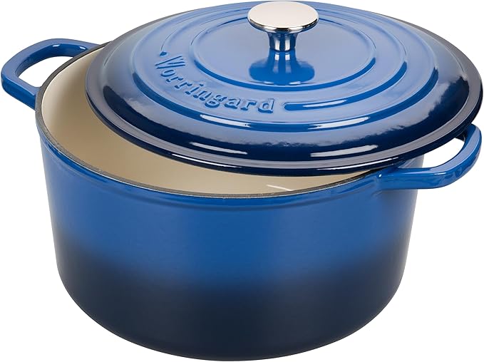 VORRINGARD Enameled Cast Iron Dutch Oven Pot - Image 4