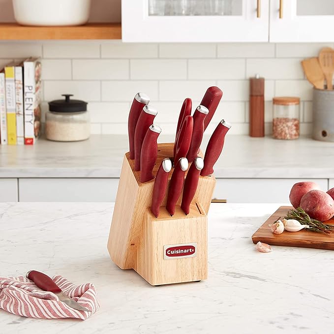 Cuisinart C77SSR-12P Color Pro Collection 12 Piece Knife Block Set - Image 6