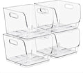 Sorbus Stackable Storage Bins Open Front, Pantry Bins by Sorbus