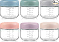 NETANY 6 Pack 4 oz Glass Baby jars by NETANY