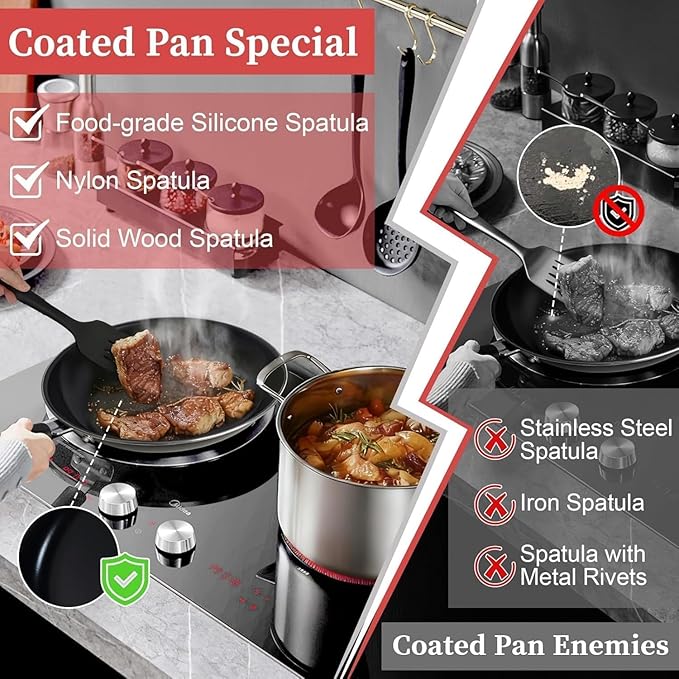 hunnycook Nonstick Frying Pan Set - Image 4