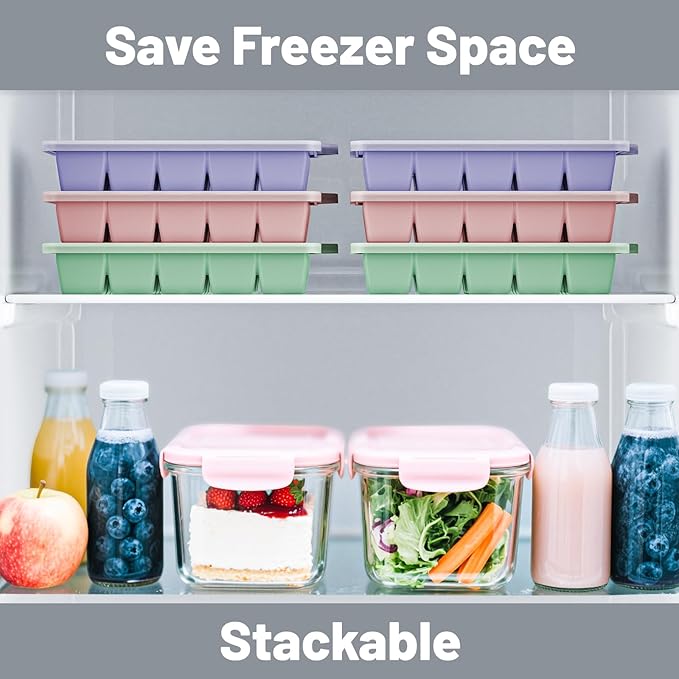 Silicone Ice Cube Tray 3 Pack - Image 6