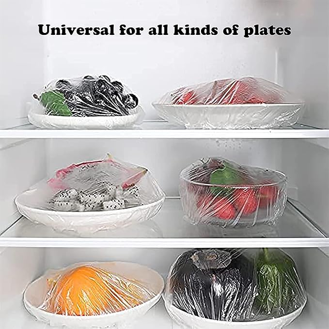 Fresh Keeping Bags, Plastic Sealing Bags Food Cover, Universal Kitchen Wrap - Image 3