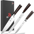 imarku 3 Piece Knife Set, Professional Japanese High Carbon Stainless Steel by imarku