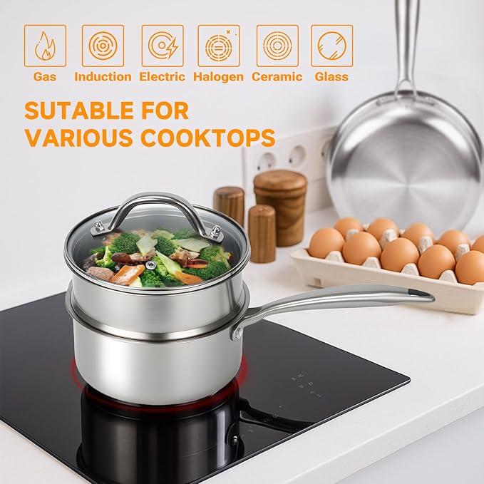 Ohtomber Stainless Steel Sauce Pan - Image 4