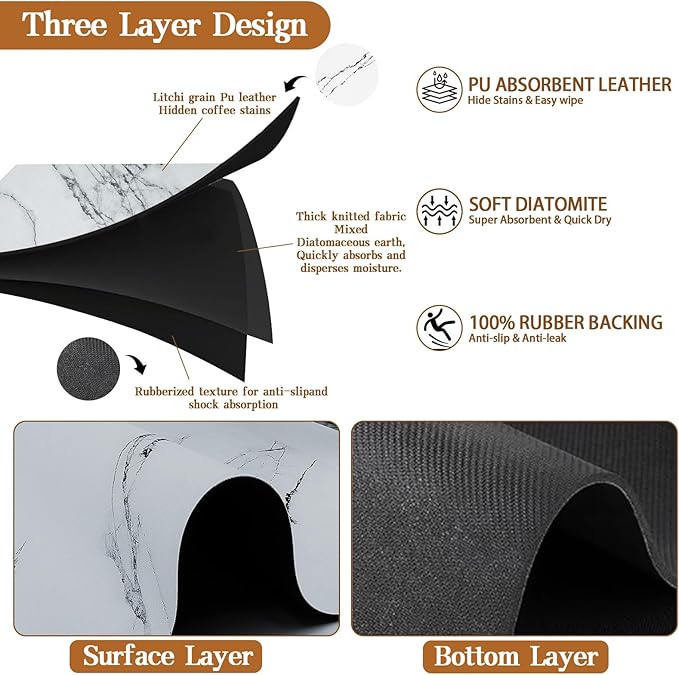Dish Drying Mats for Kitchen Counter - Image 5