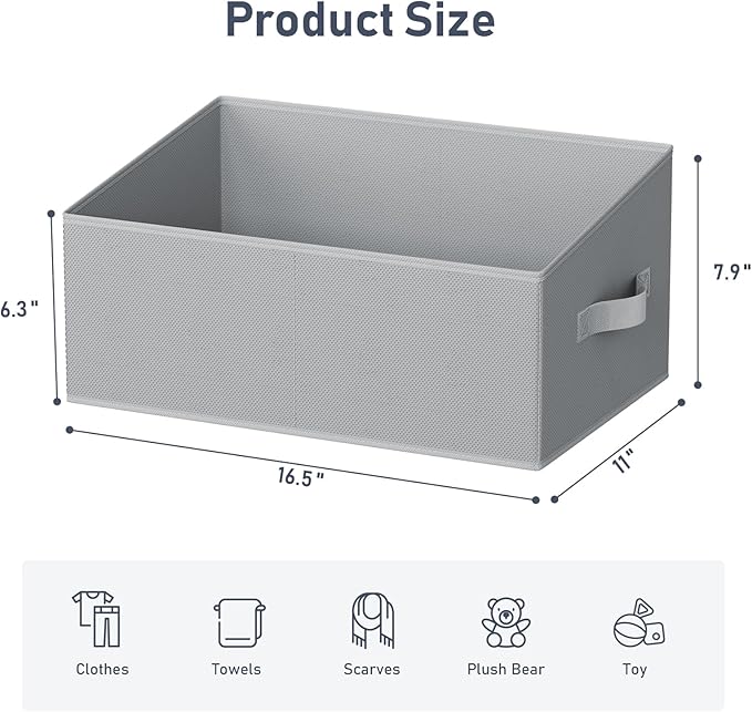 DIMJ Closet Storage Bins 8 Pack - Image 2