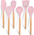 E-far Cooking Utensils Set of 6, Silicone Kitchen Utensils by E-far