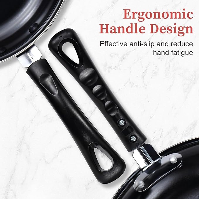 hunnycook Nonstick Frying Pan Set - Image 5