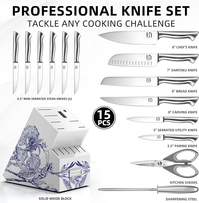 KnifeSaga Kitchen Knife Set - Image 6