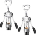 KORCCI Wine Opener, Heavy-Duty Zinc Alloy Wing Corkscrew, Premium Beer Bottle by KORCCI
