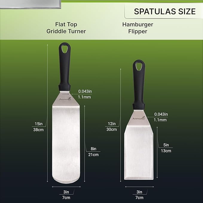 Metal Spatula Stainless Steel and Scraper - Image 9