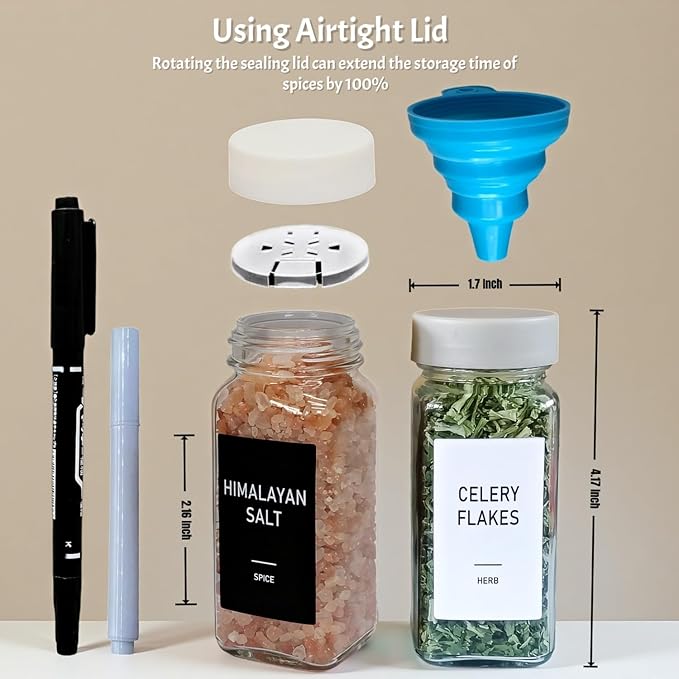 Spice Jars with Labels - Image 4