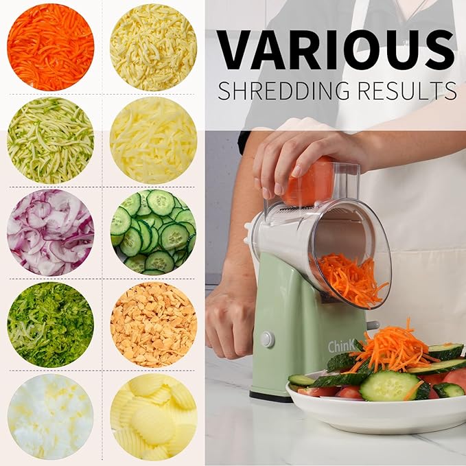 Upgrade Rotary Cheese Grater Shredder - Image 4