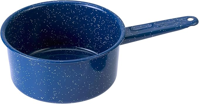 GSI Outdoors 2 qt Sauce Pan | Enameled Steel Sauce Pan by GSIOutdoors