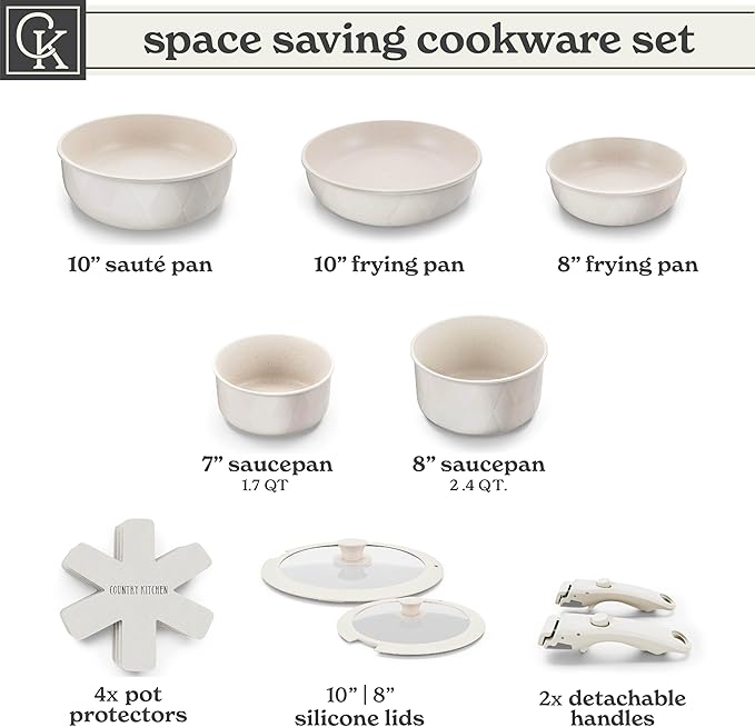 Country Kitchen Cookware Set - Image 3
