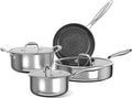 COOKER KING 7 PCS Stainless Steel Cookware Set, Pots and Pans Set Non Stick by cookerking