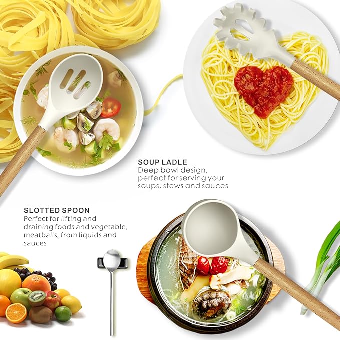 oannao Silicone Cooking Utensils Set - Image 2