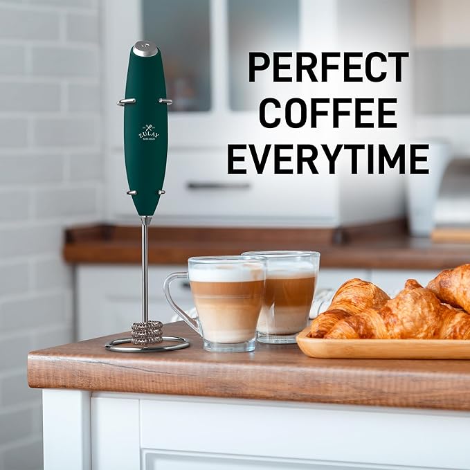 Zulay Kitchen Patented Tornado Triple Whisk Milk Frother - Image 8