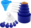 Measuring Cups and Spoons Set of Huygens Kitchen Gadgets 10 Pieces, Stackable by Huygens