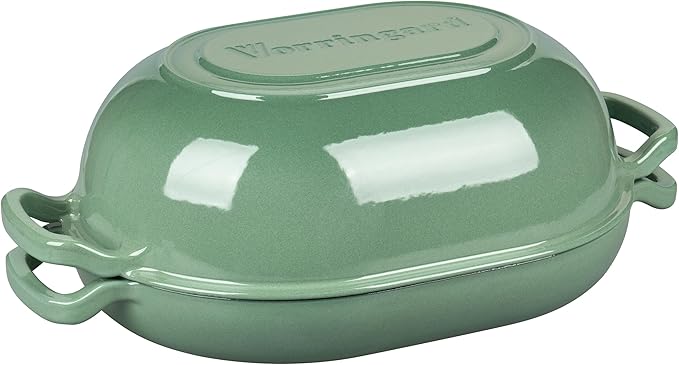 VORRINGARD Enameled Cast Iron Sourdough Bread Oven, Dutch Oven, Loaf Cast Iron - Image 8