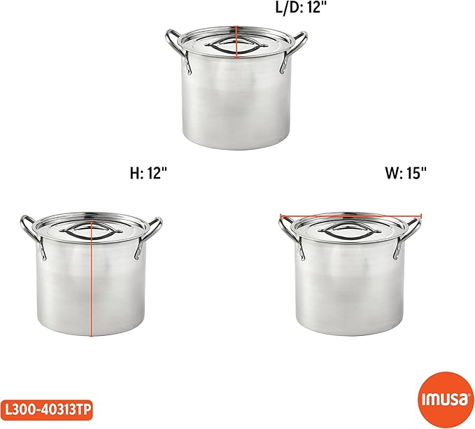 IMUSA Stainless Steel Stock Pot - Image 7